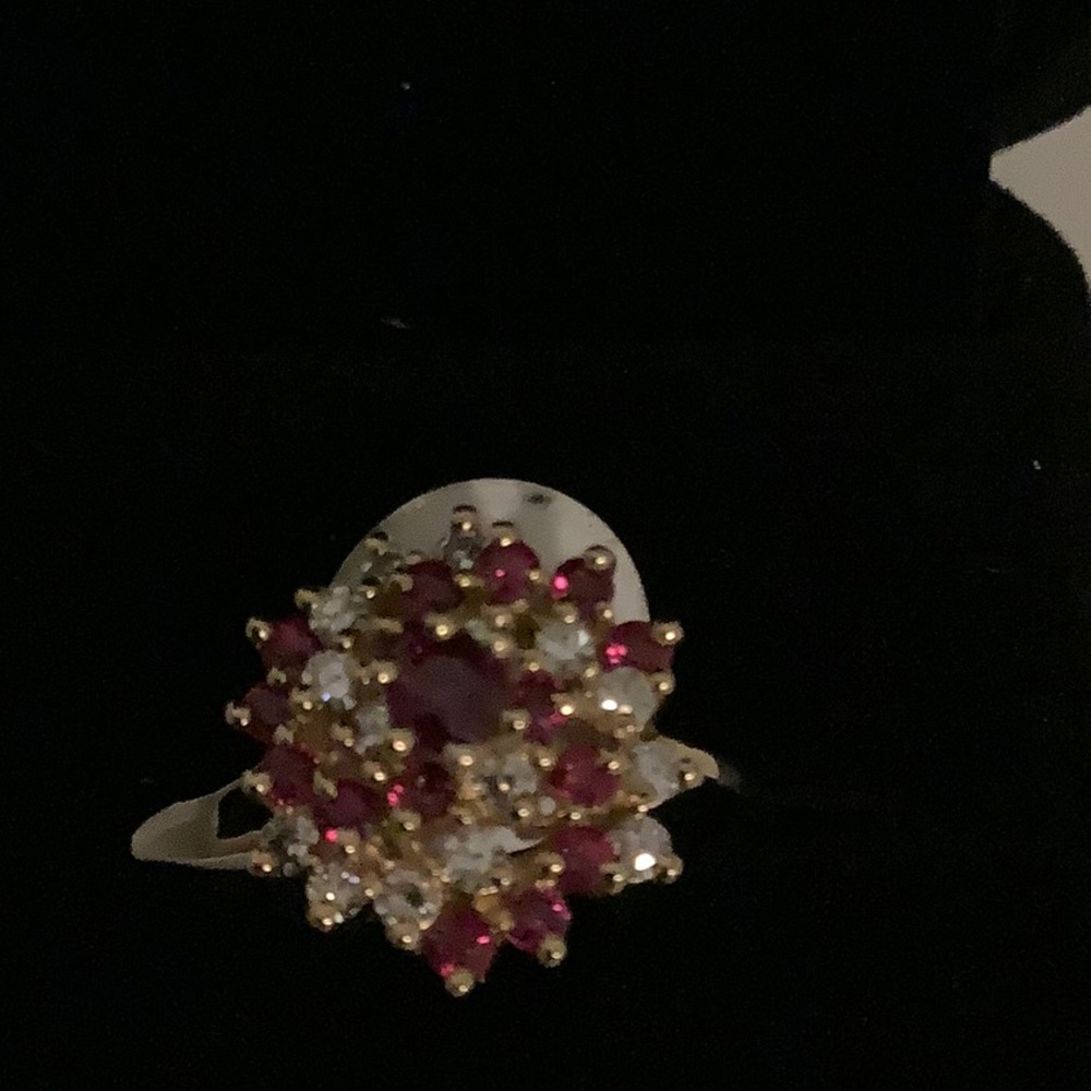 Ruby and diamond ring - Picture 5 of 5
